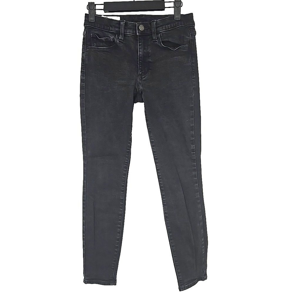 GAP Black Denim Jegging Mid-rise Skinny Five Pocket Women's Jeans 26/2 R